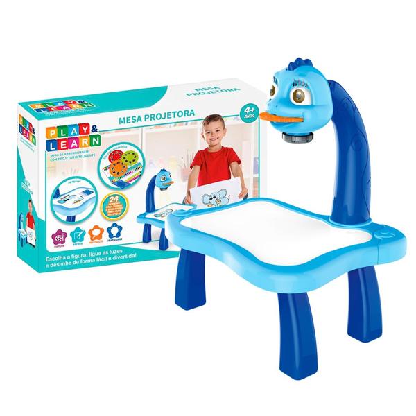 Mesa projetora Azul, Play&Learn, BR1600, Multikids - CX 1 UN