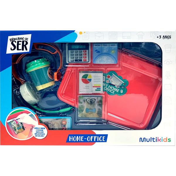 Brinquedo pedagógico, Kit Home Office, BR1858, Multikids - CX 1 UN