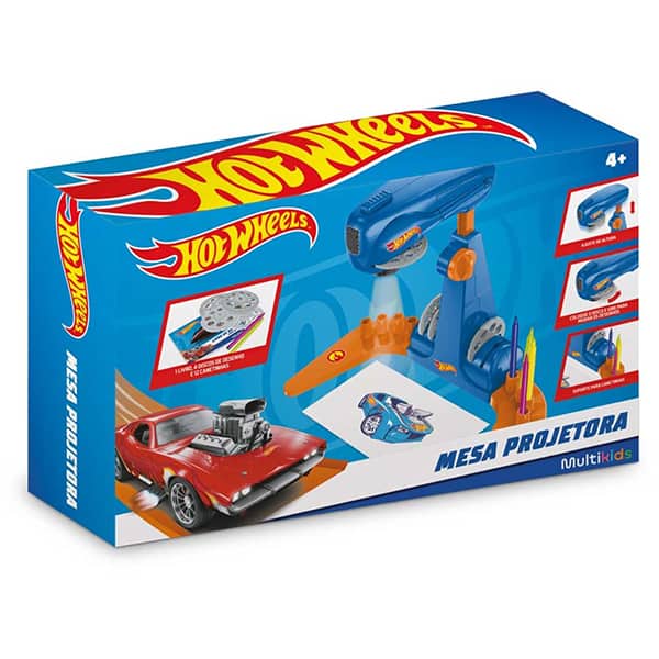Mesa projetora Hot Wheels BR2087 Multikids CX 1 UN