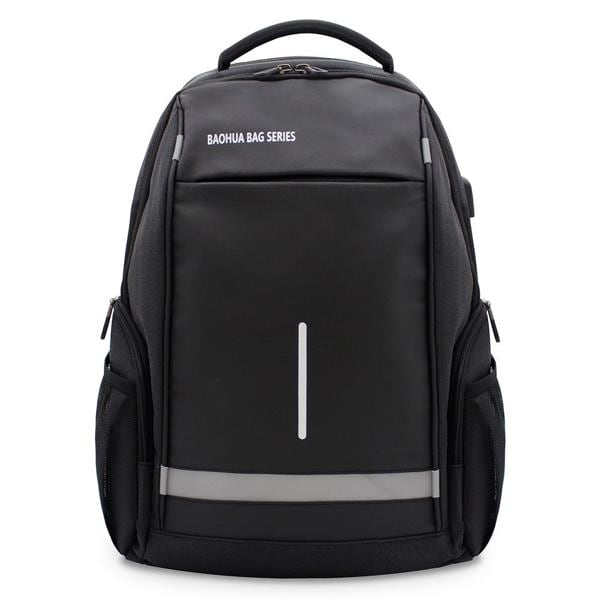 Mochila p/notebook até 15" em poliéster A9029 Baohua PT 1 UN