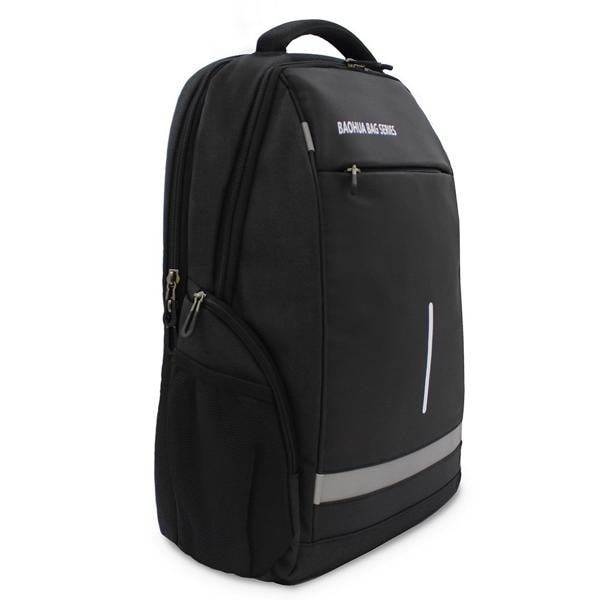 Mochila p/notebook até 15" em poliéster A9029 Baohua PT 1 UN