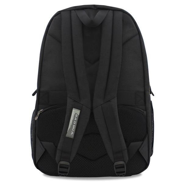 Mochila p/notebook até 15" em poliéster A9029 Baohua PT 1 UN