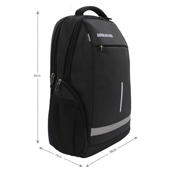 Mochila p/notebook até 15" em poliéster A9029 Baohua PT 1 UN