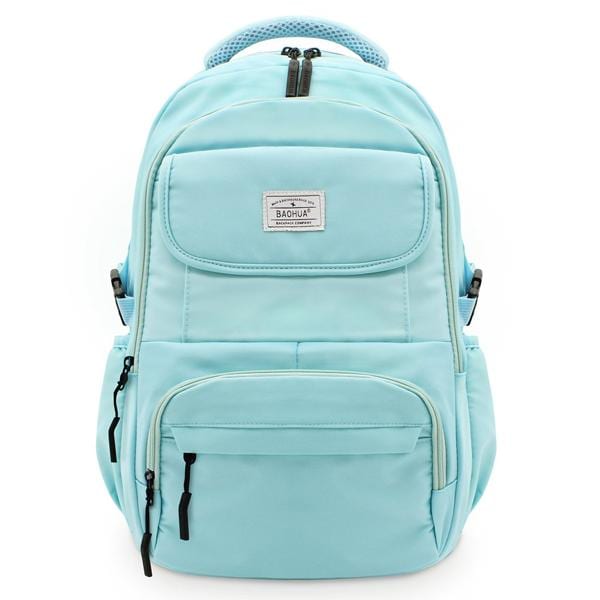 Mochila p/notebook até 15" em poliéster azul pastel Baohua PT 1 UN