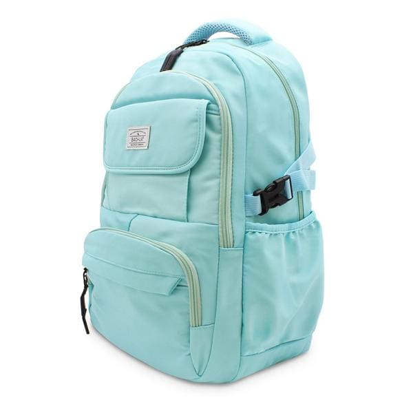 Mochila p/notebook até 15" em poliéster azul pastel Baohua PT 1 UN