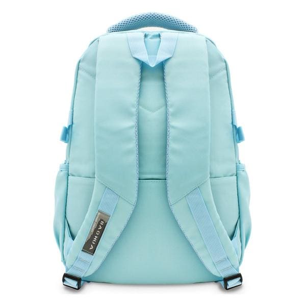 Mochila p/notebook até 15" em poliéster azul pastel Baohua PT 1 UN