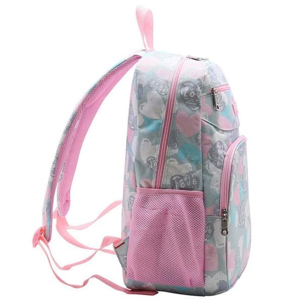 Mochila nylon, Cinza e Rosa, 8732252025, Republic Vix - PT 1 UN