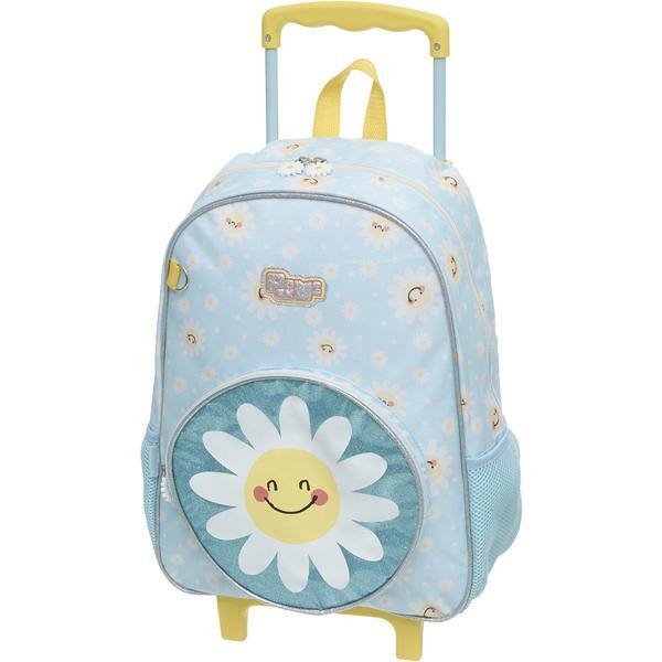 Mochila infantil com rodas Happy Face 19", 998P01, Pacific - PT 1 UN