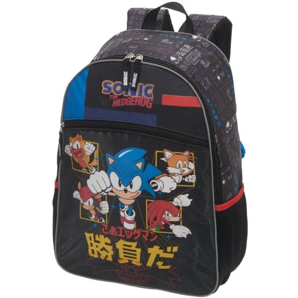 Mochila em poliéster, Sonic Go Fast, 989F04, Pacific - PT 1 UN