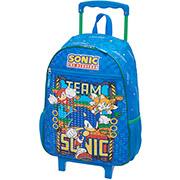 Mochila Escolar Infantil de Rodinhas Sonic Squad, Pacific - PT 1 UN