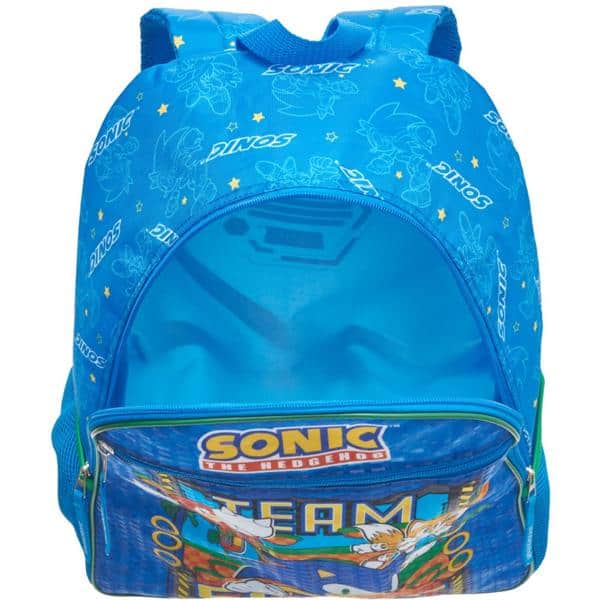 Mochila em poliéster, Sonic Squad, 989G04, Pacific - PT 1 UN