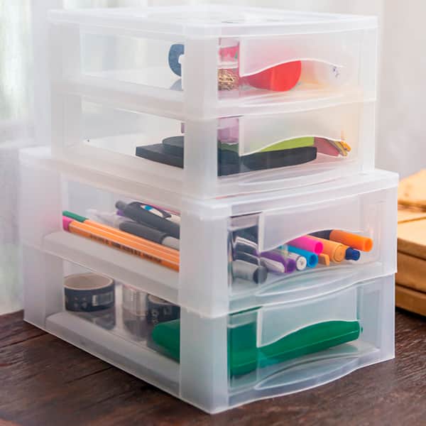 Gaveteiro plástico de mesa c/3 gavetas OR81200 Ordene PT 1 UN Gaveteiro plástico de mesa c/3 gavetas OR81200 Ordene PT 1 UN