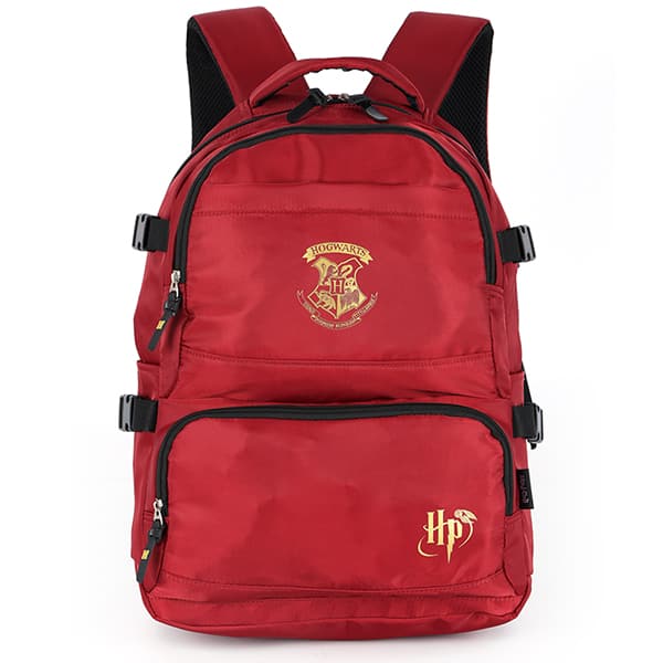 Mochila escolar em poliéster, Harry Potter, Vinho, MJ47624HP, Luxcel - PT 1 UN