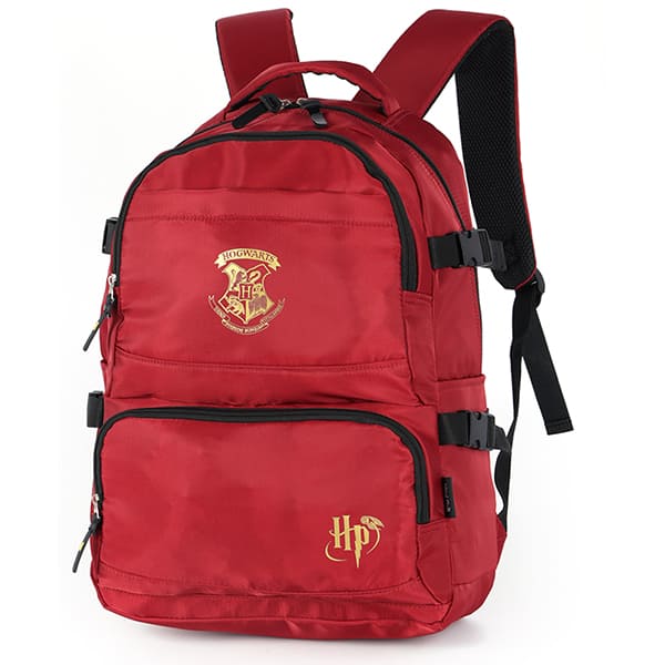 Mochila escolar em poliéster, Harry Potter, Vinho, MJ47624HP, Luxcel - PT 1 UN