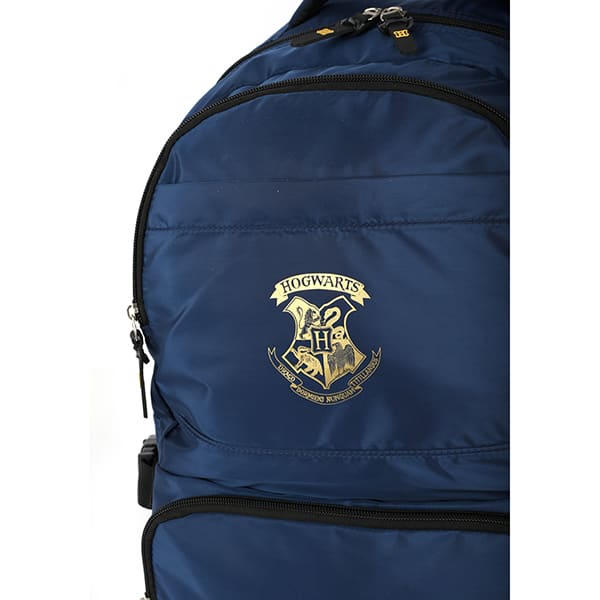 Mochila escolar em poliéster, Harry Potter, Azul, MJ47624HP, Luxcel - PT 1 UN