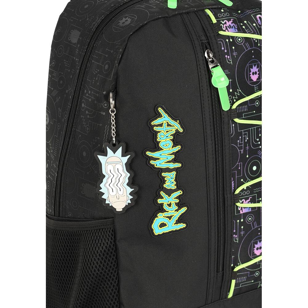 Zaino Scolastico CERDÁ Rick And Morty Per Ragazzi - Unisex, Multicolore, 29x45x14 Cm