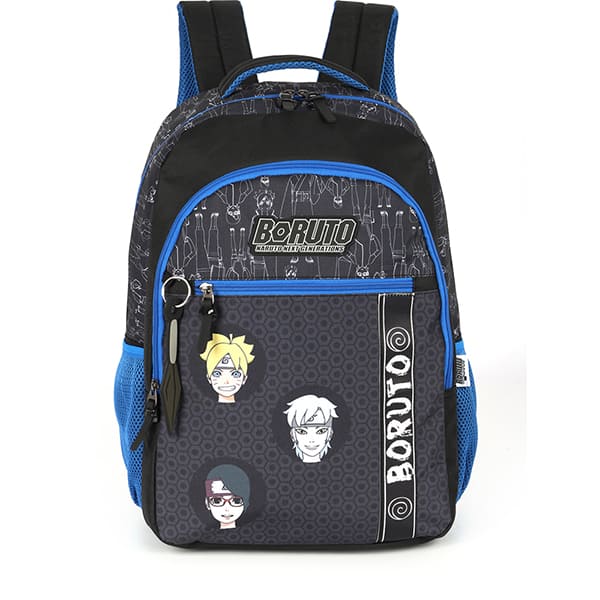 Mochila Escolar Boruto, MS47606BR, Luxcel - PT 1 UN