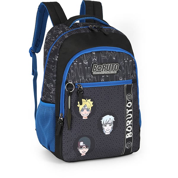 Mochila Escolar Boruto, MS47606BR, Luxcel - PT 1 UN