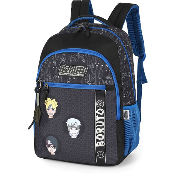 Mochila Escolar Boruto, MS47606BR, Luxcel - PT 1 UN