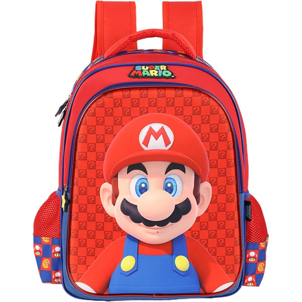 Mochila poli. Super Mario azul IS41401MO- Luxcel PT 1 UN