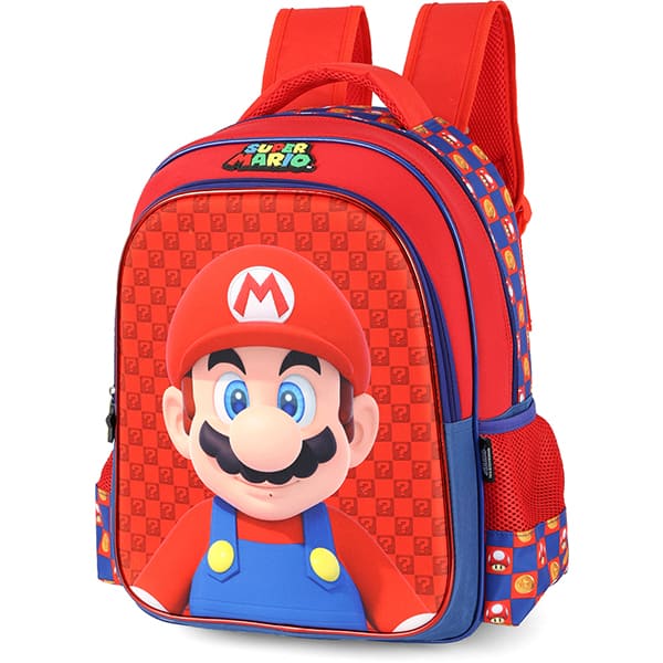 Mochila poli. Super Mario azul IS41401MO- Luxcel PT 1 UN