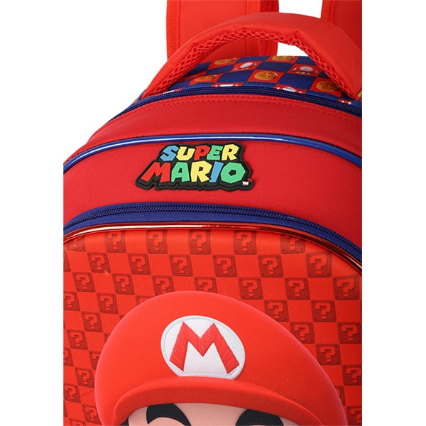 Mochila poli. Super Mario azul IS41401MO- Luxcel PT 1 UN