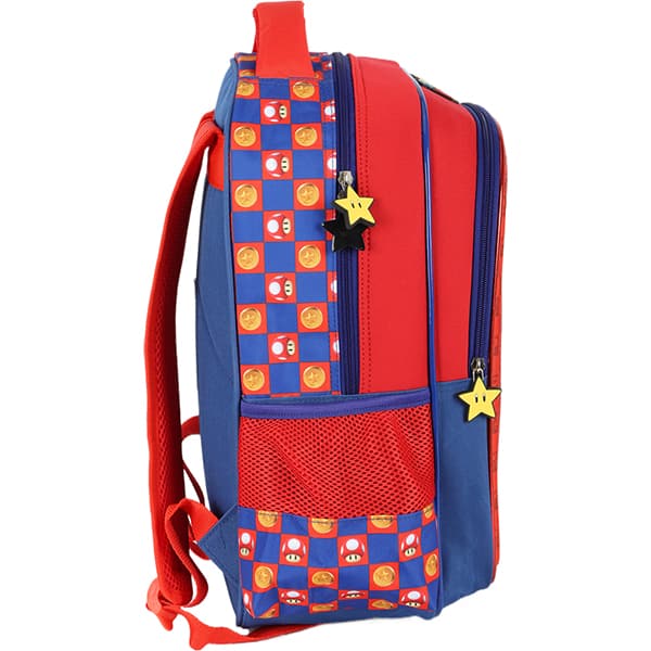 Mochila poli. Super Mario azul IS41401MO- Luxcel PT 1 UN