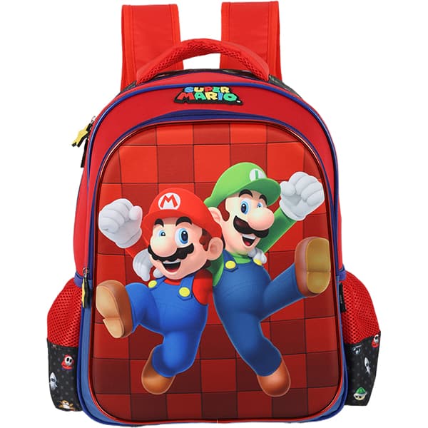 Mochila poli. Super Mario preto IS41401MO- Luxcel PT 1 UN