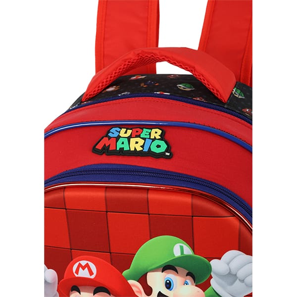 Mochila poli. Super Mario preto IS41401MO- Luxcel PT 1 UN