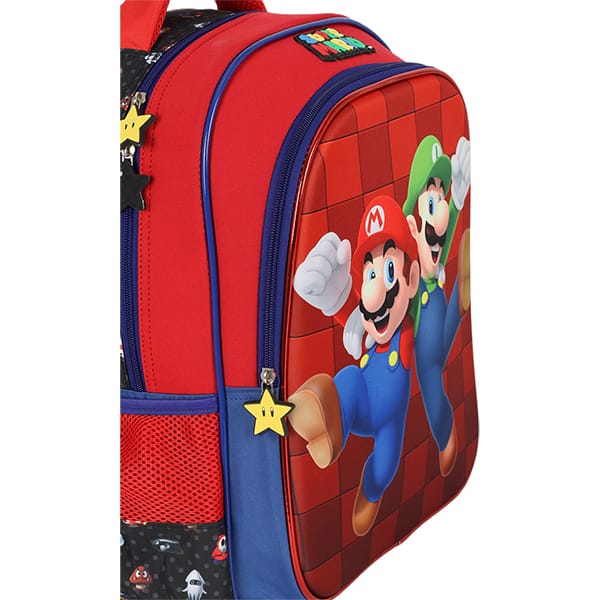 Mochila poli. Super Mario preto IS41401MO- Luxcel PT 1 UN