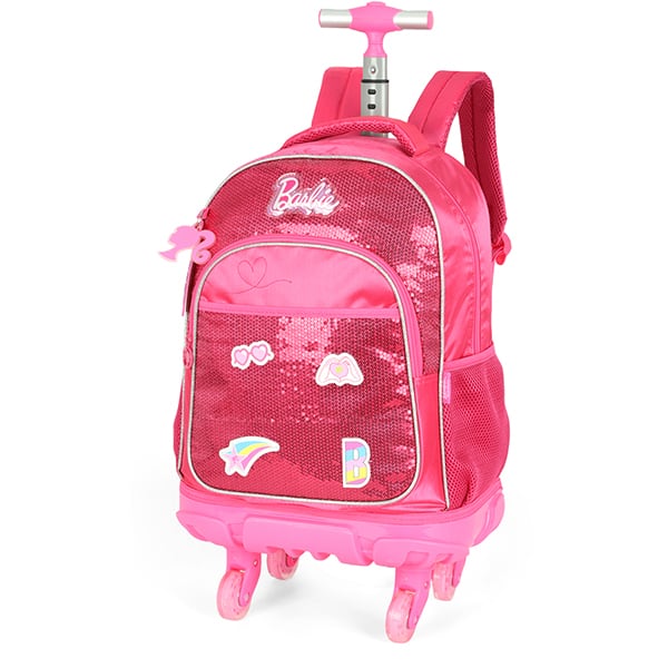 Mochila poli. c/ rodas Barbie pink MC47702BB_ Luxcel PT 1 UN