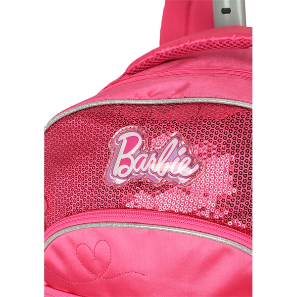 Mochila poli. c/ rodas Barbie pink MC47702BB_ Luxcel PT 1 UN