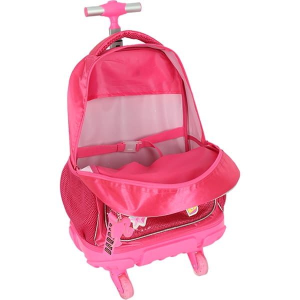 Mochila poli. c/ rodas Barbie pink MC47702BB_ Luxcel PT 1 UN