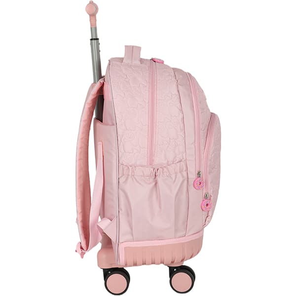 Mochila Escolar com Rodinhas Barbie Mattel Rosa MC47712BB Luxcel - PT 1 UN