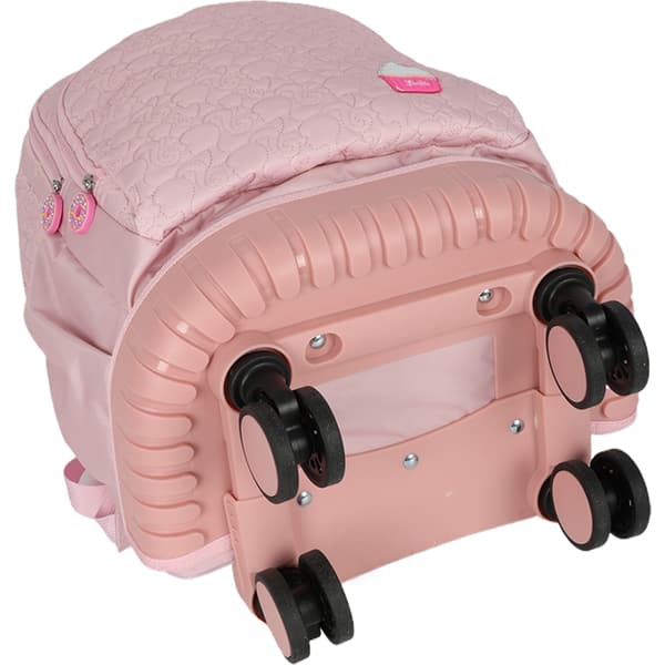 Mochila Escolar com Rodinhas Barbie Mattel Rosa MC47712BB Luxcel - PT 1 UN