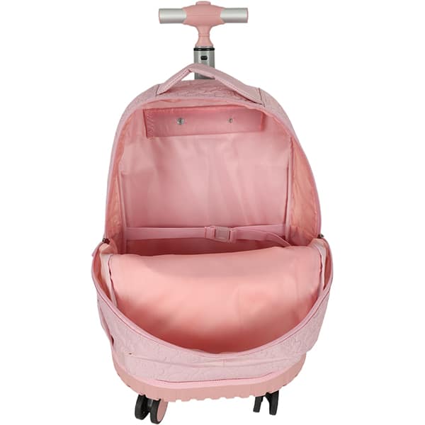 Mochila Escolar com Rodinhas Barbie Mattel Rosa MC47712BB Luxcel - PT 1 UN