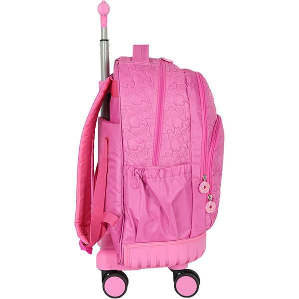 Mochila Escolar com Rodinhas Barbie Mattel Pink MC47712BB Luxcel - PT 1 UN