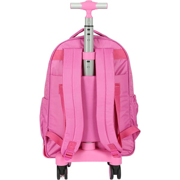 Mochila Escolar com Rodinhas Barbie Mattel Pink MC47712BB Luxcel - PT 1 UN