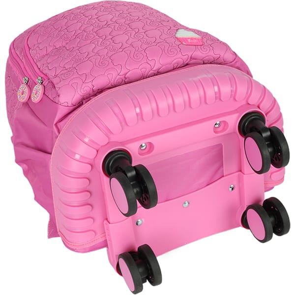 Mochila Escolar com Rodinhas Barbie Mattel Pink MC47712BB Luxcel - PT 1 UN