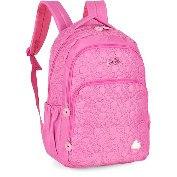 Mochila Escolar Barbie Mattel Rosa MJ47711BB Luxcel - PT 1 UN