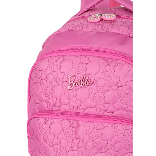 Mochila Escolar Barbie Mattel Rosa MJ47711BB Luxcel - PT 1 UN