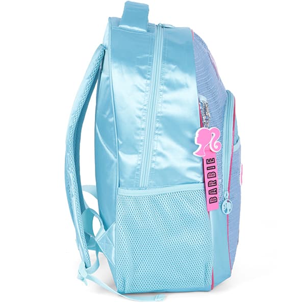 Mochila Escolar Barbie Mattel Azul MS47701BB Luxcel - PT 1 UN