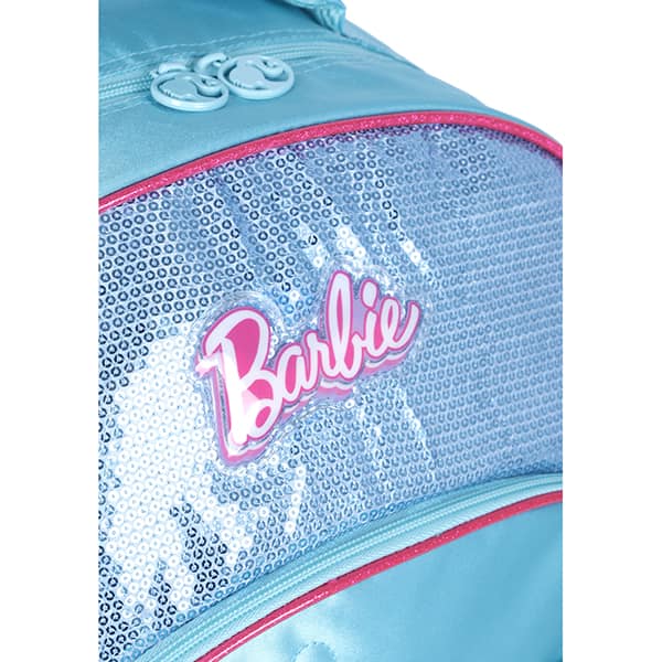 Mochila Escolar Barbie Mattel Azul MS47701BB Luxcel - PT 1 UN