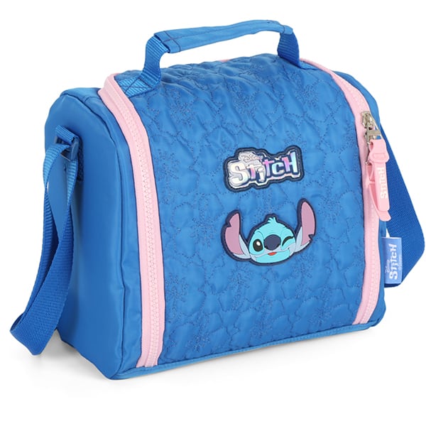 Lancheira Escolar Stitch Disney Azul LA47747SC Luxcel - PT 1 UN