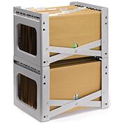 Arquivo médio para pastas suspensas, Cinza, 10200005, Maxcril - CX 1 UN Arquivo médio para pastas suspensas, Cinza, 10200005, Maxcril - CX 1 UN