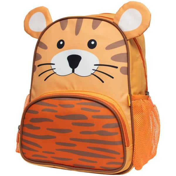 Mochila Neoprene 14", Tigre, Bebê George, YS42298, YIN'S - SC 1 UN