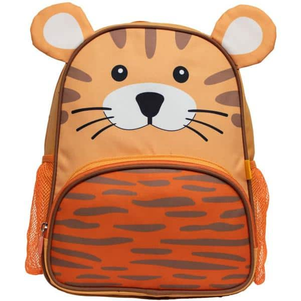 Mochila Neoprene 14", Tigre, Bebê George, YS42298, YIN'S - SC 1 UN