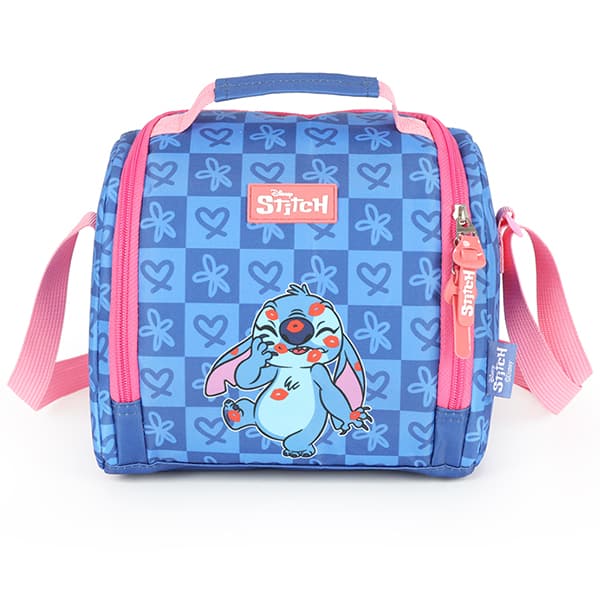 Lancheira Escolar Stitch Disney Azul Luxcel - PT 1 UN