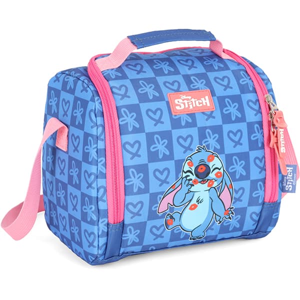 Lancheira Escolar Stitch Disney Azul Luxcel - PT 1 UN