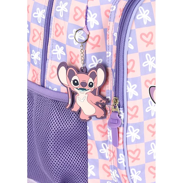 Mochila Escolar Infantil de Rodinhas Stitch Disney, MC47741SC, Luxcel - PT 1 UN